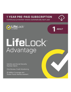 LifeLock Advantage by Norton - 1-Year / 1-Adult - USA