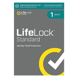 LifeLock Standard by Norton - 1-Year / 1-Adult - USA