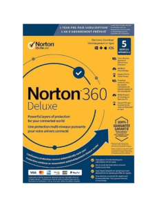 Norton 360 Deluxe - 1-Year / 5-Device - USA/Canada